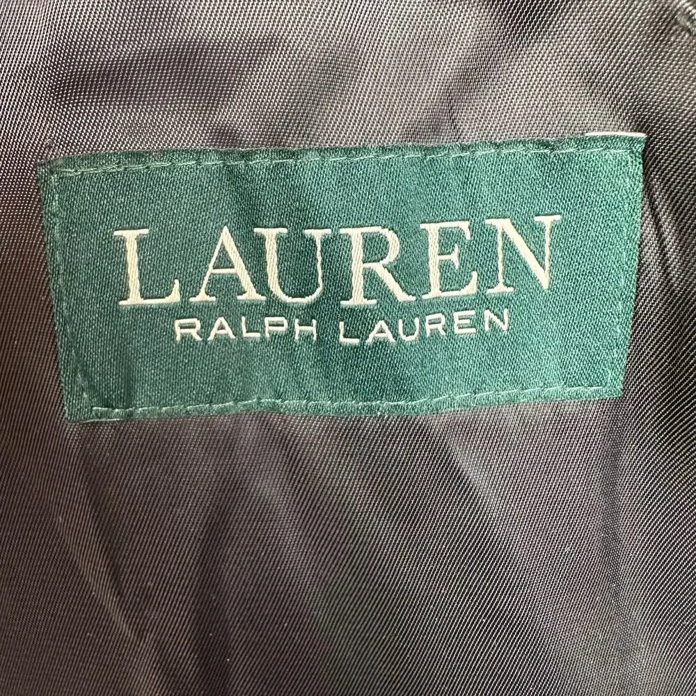 Lauren Ralph Lauren Men's Blazer Sport Coat Jacket Wool 2 Button Black 46L Long